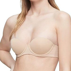 Calvin Klein Women's Perfectly Fit Strapless Convertible Push-Up Bra